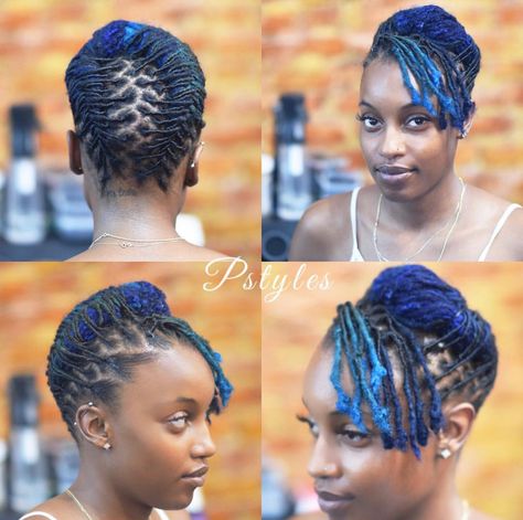 Loc Updo Short Hair, Dread Loc Hair Styles, Women Loc Styles Hairstyles Updo, Short Loc Updos For Women, Locs Hairstyles Updo, Short Loc Styles For Women Updo, Loc Updo Styles Short, Loc Styles Medium Updo Women, Barrel Loc Styles Women