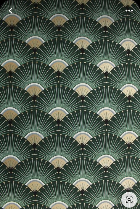 Art Deco Ideas, Art Deco Accessories, Art Deco Prints, Art Deco Color, Powder Room Wallpaper, Art Deco Bar, Motif Art Deco, Art Deco Fan, Art Nouveau Poster