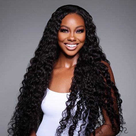 Deep Wave, Lace Frontal, Curly Hair, Hair Extensions, Human Hair, Wigs, Human, Lace, Hair