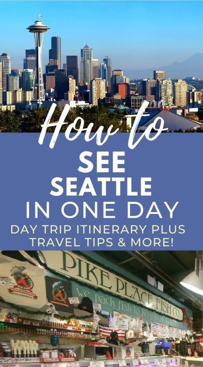 Planning a day trip to Seattle is super simple with these travel tips for how to see the best of Seattle in one day. You need to check out this Seattle one-day itinerary written by a Seattle native. Includes tips for where to stay, where to eat and what to see. Seattle Itinerary, Seattle Travel Guide, Seattle Vacation, Things To Do In Seattle, Washington Seattle, Seattle Hotels, Seattle Travel, Visit Seattle, Pike Place Market