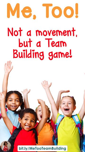 Me, Too! Not a Movement, but a Team Building Game! Here's a fun way to get the students thinking about what they have in common with their classmates! Team Building Game, Morning Meeting Activities, Meeting Activities, 1st Grade Activities, Team Building Games, Building Games, Classroom Community, Learning Process, Teacher Help