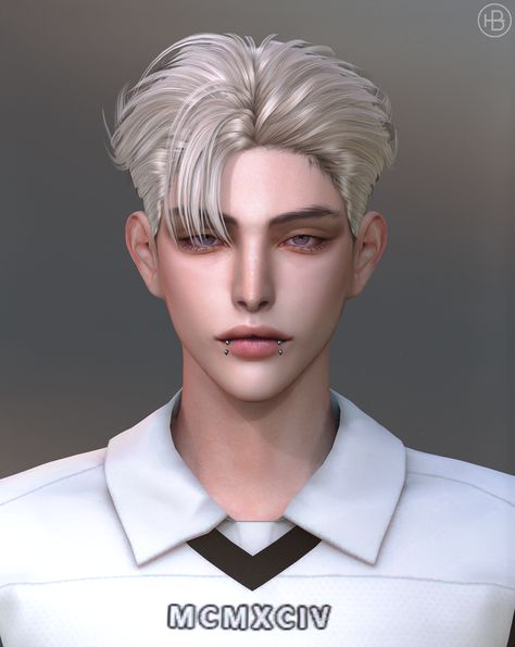 [SIMS4/TS4] MoooD Hair N76 - VER1 | MoooD on Patreon Sims 4 Cc Skin Tones Male, Male Alpha Cc, Moood Hair, Sims 4 Cc Clothes, Sims 4 Male, Sims 4 Hair Male, The Sims 4 Cabelos, Sims 4 Male Clothes, Sims 4 Cc Eyes