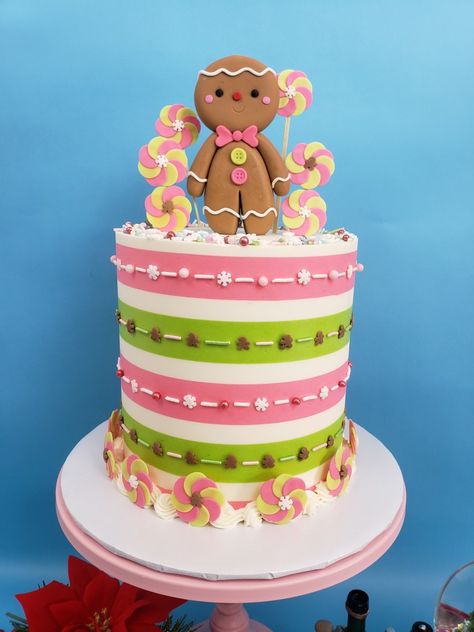 Gingerbread Man Cake, Cute Gingerbread Man, All Things Gingerbread, Man Cake, Gingerbread Party, Winter Cake, Birthday Cakes For Men, Gingerbread Cake, Themed Birthday Cakes