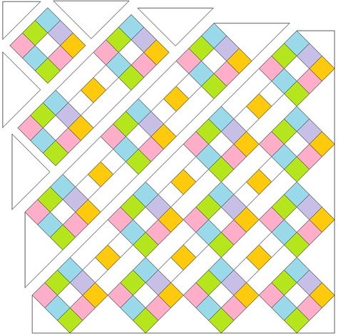 Dancing Squares Quilt Pattern, On Point Baby Square In Square Quilt Patterns, Square Dance Quilt Pattern, 4 Patch Quilt Block Size Chart, Cube Quilt Pattern Tumbling Blocks, Square Dance Quilt, Zip Drive, Donation Ideas, Baby Quilts Easy