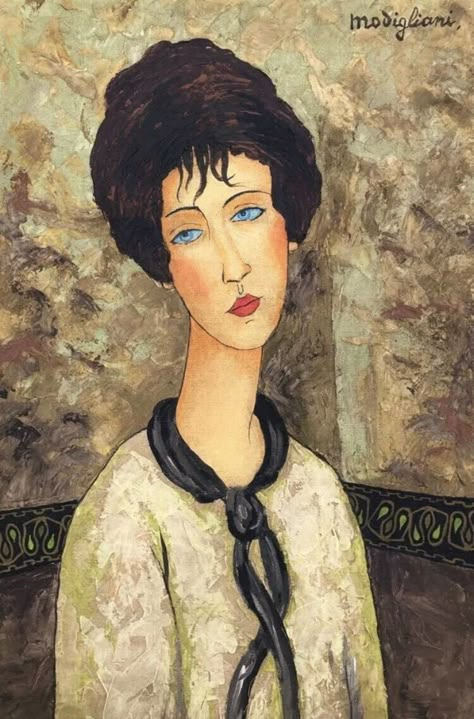 Amedeo Modigliani - Oil on canvas, signed, artwork We do combined shipping. Size: 15 1/2'' x 23 1/2'' Registered shipping - insured All shipments will be made by DHL, as it is very reliable and safe. Easy and secure to track with tracking number. We will do our best to ensure you receive your item as quickly as possible. We ship 7-10 days after payment. Estimated arrival time is 7 to 10 days after shipment. They are sold as a reproduction or tribute to the artist in accordance with Etsy rules an Women Art Painting, Modigliani Portraits, Modigliani Art, Modigliani Paintings, Acrylic Painting Inspiration, Amedeo Modigliani, Surreal Collage, Picasso Art, Signed Artwork