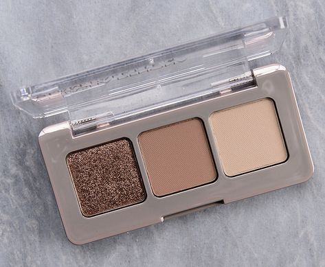 Natasha Denona Baby Glam Micro Eyeshadow Palette ($19.00 for 0.09 oz.) is a new, limited edition micro palette--three mini-sized pans in a plastic compact--that features three shades from the permanent (full-size) Glam palette. I'm happy to report that the quality was consistent with the original palette, and I'd say that the shimmer shade was actually smoother and creamier in the micro palette. I wish they had released two Baby Glams, since the third shade is very light and likely limits the ve Best Mini Eyeshadow Palette, Cool Toned Eyeshadow Palette, Baby Glam, Holiday Eyeshadow, Mini Eyeshadow Palette, Bath Care, Metallic Eyes, Makeup Eyeshadow Palette, Metallic Eyeshadow