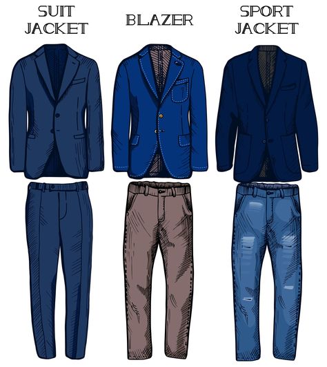 What's the Difference Between a Suit Jacket, Blazer, & Sport Coat? Men Sport Coat Outfit, Sports Coat Outfit Men, Navy Blue Blazer Outfit, Blazer Men Outfit, Blue Blazer Outfit Men, Sport Coat Outfit, Stone Chinos, Blue Blazer Outfit, Best Dressed Man