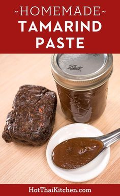 How to Make Tamarind Paste from Pulp - Hot Thai Kitchen Recipes With Tamarind Paste, Recipes With Tamarind, Tamarind Paste Recipes, Hot Thai Kitchen, Tamarind Recipes, Thai Recipes Authentic, Tamarind Sauce, Thai Kitchen, Pad Thai Recipe