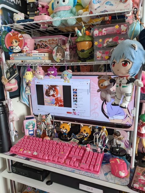 Room Cute, Otaku Room, Cute Room, Anime Room, Ideas Room, Room Goals, Cute Room Ideas, Pretty Room, Dreamy Room