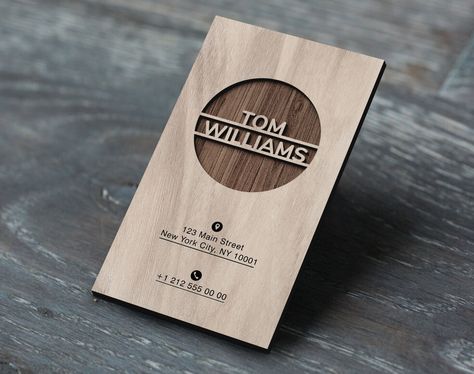 Excited to share the latest addition to my #etsy shop: Personalized Wooden Embossed Laser Cut Business Card, Custom Wood Business Card, Personal Card, VIP Busineess Card with Logo, Visiting Card https://etsy.me/3N8vUcg #giftforher #giftforhim #personalizedgift #uniqueg Laser Business Cards, Business Card Personal, Laser Cut Business Cards, Wood Business Card, Wooden Business Card, Wood Business, Wood Business Cards, Stylish Business Cards, Veterans Day Gifts