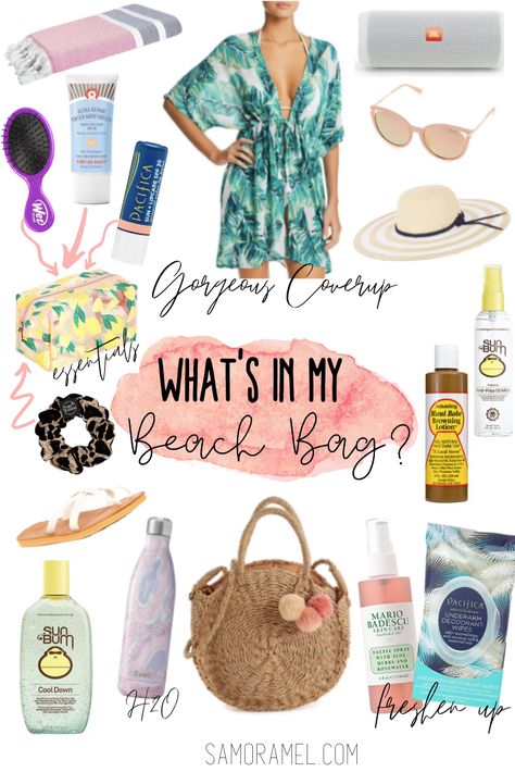 Beach Vacation Packing, Beach Vacation Packing List, Beach Bag Essentials, Affordable Skincare, Face Products, Trendy Beach, Pool Bags, The Best Summer, Hair Coloring