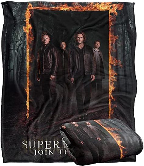 Soft and comfy and has good quality Supernatural Blanket, Fire Frame, Supernatural Gifts, Striped Blankets, Supernatural Fans, Soft Throw Blanket, Cotton Throws, Dye Sublimation, Fleece Fabric