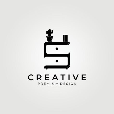 Interior Design Logo Inspiration, Furniture Icon, Minimalist Logo Branding, Business Web Design, Corporate Logo Design, Logo Branding Design, Interior Designer Logo, Interior Logo, Furniture Logo