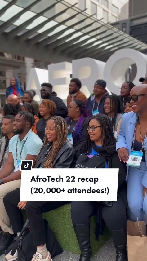 AfroTech 2022 recap! I’ve been to A LOT of tech conferences before and... | TikTok Afro Tech Conference, Afro Tech, 2022 Recap, Travel Money, Phase 2, Professional Development, Dream Life, Of My Life, Spain