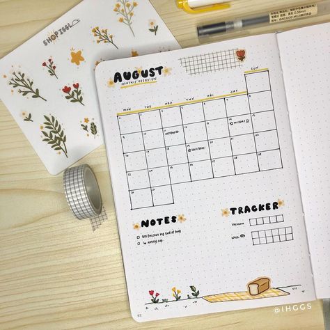 Month Overview Bullet Journal, Monthly Overview Bullet Journal, Monthly Dashboard, Tracker Ideas, Monthly Overview, Bullet Journal Aesthetic, Bullet Journal Design Ideas, My Past, Journal Aesthetic