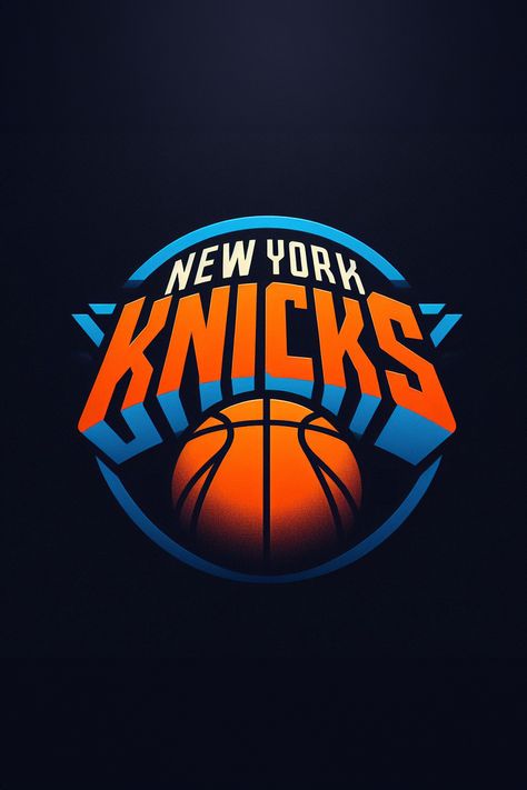 Our version of the New York Knicks logo Ny Knicks Wallpaper, Nba Logo Art, Knicks Wallpaper, New York Yankees Wallpaper, Black Panther Hd Wallpaper, Sports Creative, Knicks Logo, New York Knicks Logo, Tshirts Ideas