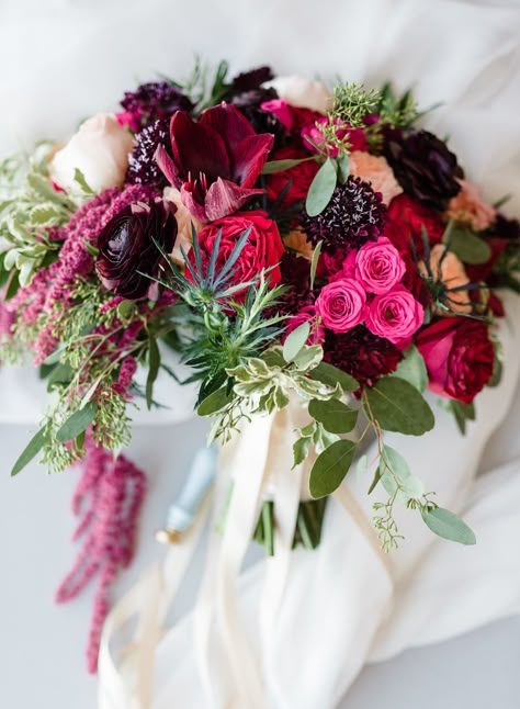 Navy And Raspberry Wedding, Berry And Navy Wedding, Dark Magenta Wedding, Berry Wedding Theme, Berry Wedding Colors, Berry Pink Wedding, Berry Colored Wedding, Berry Bridesmaid Dresses, Jewel Tone Bouquet