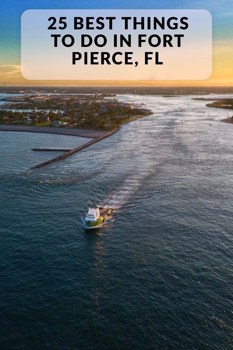 Discover the 25 best things to do in Fort Pierce. Including Fort Pierce Inlet State Park, Heathcote Botanical Gardens, Jetty Park and more. Fort Pierce Florida, Florida Getaways, Indian River Lagoon, Sunrise City, Florida Getaway, Fort Pierce, Treasure Coast, Marine Ecosystem, Indian River