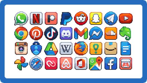 Free App Icons, All Apps Icon, Art App, Desktop Icons, Pix Art, Themes App, Art Apps, Game Ui Design, Pixel Games