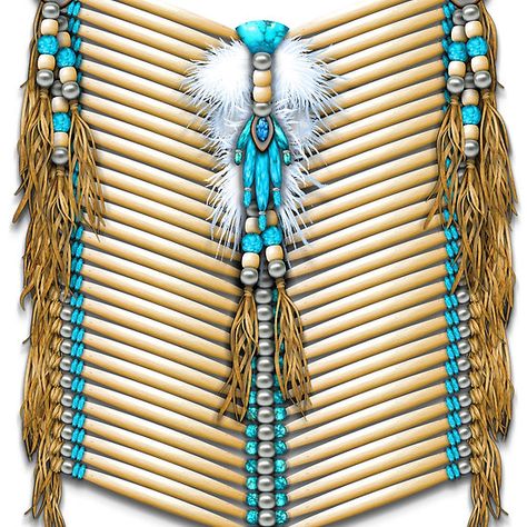 Native American Warrior Chestplate in Turquoise Native American Breastplate, Cabachon Ideas, American Aesthetic, Breast Plate, Healing Inspiration, Chest Plate, Native American Beadwork Patterns, Fantasy Clothes, Native American Paintings