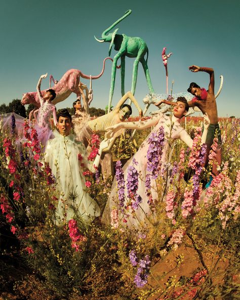 Inside Tim Walker’s Fashion and Fantasy World | C Magazine® Tim Walker Photography, Dame Edna, Silk Yellow Dress, Vogue British, Lily Donaldson, Cindy Sherman, Magazine Vogue, Paolo Roversi, Vogue Men