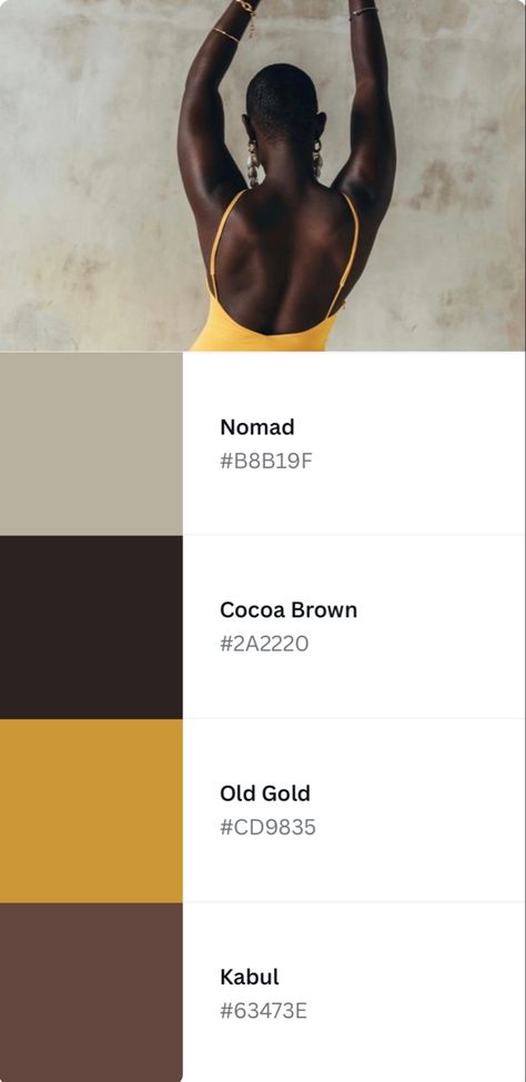 Black Skin Tone Palette, Melanin Color Palette, Mystic Aesthetic, Web Design Color, Website Color Palette, Collection Ideas, Colors For Dark Skin, Color Palette Yellow, Color Blocking Outfits