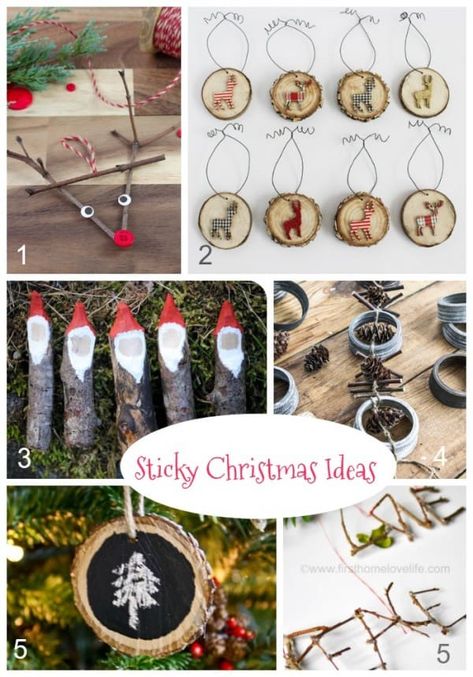 Forest School Xmas Crafts, Forest School Christmas Activities, Forest School Christmas Decorations, Pioneer Christmas Crafts For Kids, Christmas Forest School Activities, Aussie Christmas Craft, Nature Inspired Christmas Ornaments, Forest School Christmas, Christmas Forest School