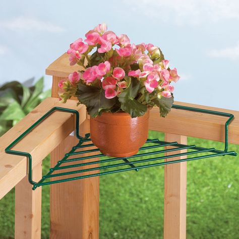 Porch Gardening, Pot Rail, Corner Deck, Apartment Porch, Plant Caddy, Deck Railing Planters, Artificial Hanging Baskets, Garden Screen, Corner Plant