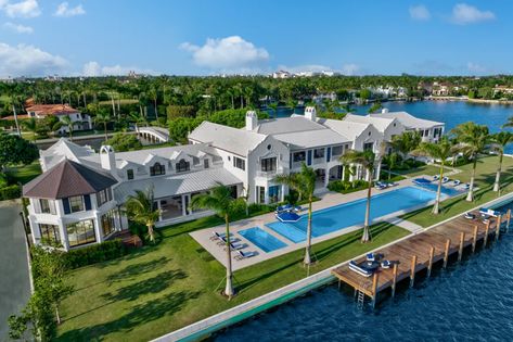 Florida’s Most Expensive Home Is Back on the Market for $187.5 Million - Mansion Global Beach Architecture, Florida Mansion, Estate Planning Attorney, Intracoastal Waterway, Private Dock, Under Contract, Expensive Houses, Palm Beach Fl, Island Home