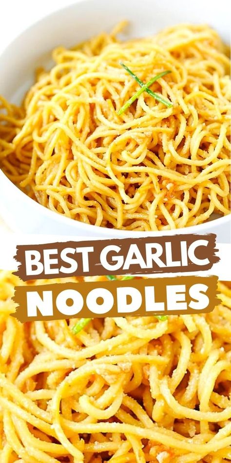 Star Noodle Garlic Noodles, Quick Garlic Noodles, Cajun Garlic Noodles, Garlic Butter Ramen Noodles, Simple Garlic Noodles, Garlic Spaghetti Noodles, Chinese Pasta Recipes Noodles, Roasted Garlic Noodles, Garlic Soy Sauce Noodles