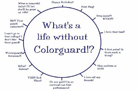 Guard quotes It's a guard thing Color Guard Quotes Funny, Color Guard Flags Design, Colorguard Memes Funny, Flag Tosses Color Guard, Colour Guard Memes, Color Guard Quotes, Quotes For Shirts, Marching Band Jokes, Colour Guard