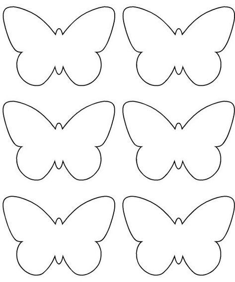 Felt Butterfly, Decoration Creche, Butterfly Cut, Butterfly Template, Aktivitas Montessori, Paper Butterfly, Butterfly Crafts, Paper Towel Roll Crafts, Crafts Paper