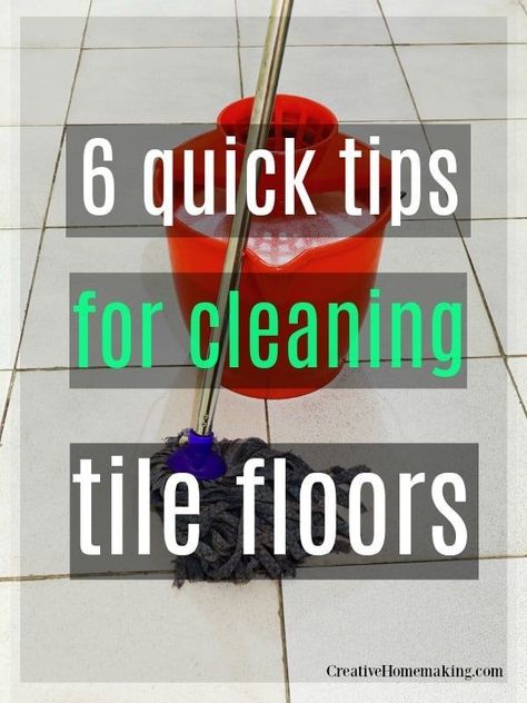 Mopping Tile Floors, Floor Cleaning Hacks, Tile Floor Cleaner, Clean Kitchen Floor, Deep Cleaning Hacks, Cleaning Tile Floors, Easy Cleaning Hacks, Vinegar Cleaning, Deep Cleaning Tips