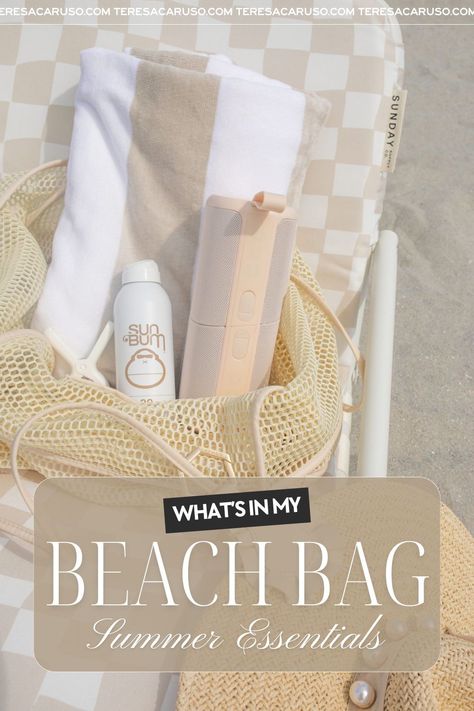 Since the warm weather is here I have been loving spending time at the beach relaxing! I know summertime is a big beach season, so I’m sharing what I keep in my beach bag! I think these items have really helped make our trips to the beach more enjoyable and I always come back to them season after season. If you’re not taking a trip to the beach this summer, this stuff is also great for any spots by the water like the lake, river, or wherever you’re headed. Tap to shop what’s in my beach bag! Beach Relaxing, I Always Come Back, Teresa Caruso, Survival Essentials, Beach Totes, Beach Gear, Mineral Sunscreen, Cute Swimsuits, Make An Effort