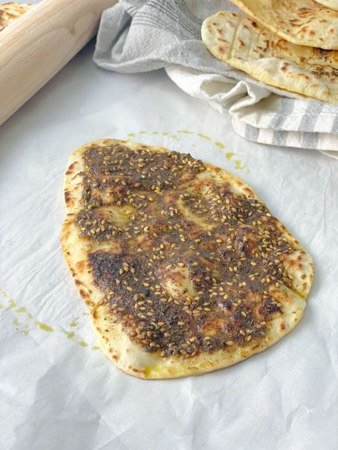 Gluten Free Arabic Food, Gluten Free Flat Bread Recipe, Flat Bread No Yeast, Mediterranean Lentil Bread, Gluten Free Lebanese Bread, Gluten Free Lebanese Recipes, Gluten Free Matzah Bread, Lentil Bread Gluten Free, Zaatar Bread Recipe