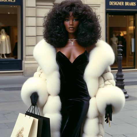 Old Money Aesthetic On Black Women, Old Rich Woman Aesthetic, Black Vintage Glamour, Vintage Hollywood Aesthetic Outfits, Old School Glamour, 50s Aesthetic Photoshoot, 50s Black Women Fashion, Luxury Outfits Black Women, Black Ig Models