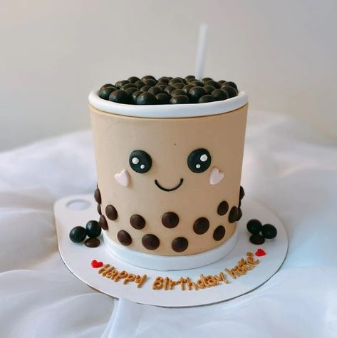 귀여운 음식 그림, Cake Mini, Funny Birthday Cakes, Mini Cakes Birthday, Creative Birthday Cakes, Simple Birthday Cake, Tea Cake, Crazy Cakes, Pretty Birthday Cakes