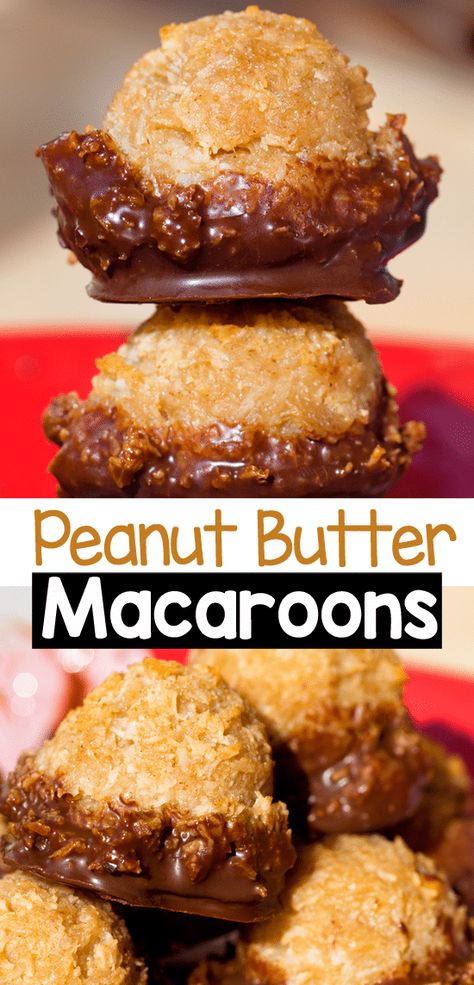 Healthy Coconut Macaroons, Peanut Butter Coconut Cookies, Macaroons Chocolate, Macaroon Cookie, Simple Sweets, Butter Boards, Gf Treats, Coconut Macaroon, Coconut Chocolate Chip Cookies