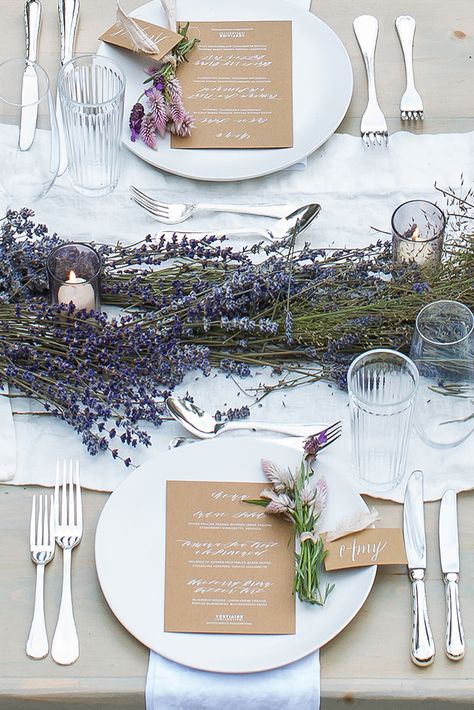 Lavender Table Decoration, Lavender Tablescape Wedding, Lavendar Table Settings, Lavender Wedding Place Setting, Lavender Table Scape, Lavender Table Setting Wedding, Lavender Table Runner, Lavender Wedding Table Setting, Lavender Centerpieces Table Decorations