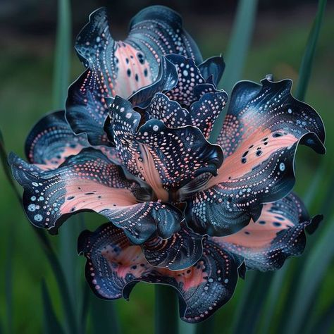 Night Blooming Plants, Fantasy Plants, Cool Flowers, Pretty Flowers Pictures, Goth Garden, Landform, Strange Flowers, Gothic Garden, Flower Meanings