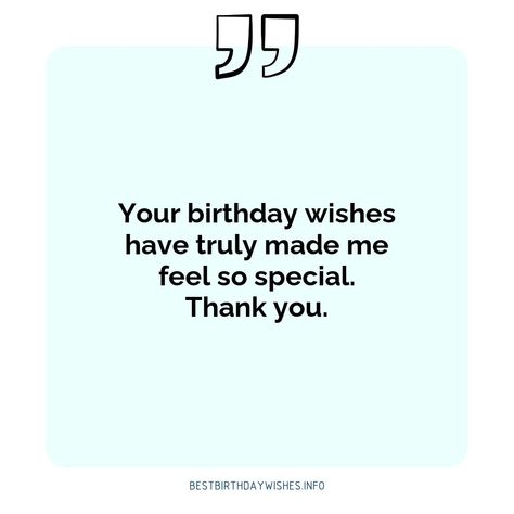 We all love to receive birthday wishes from our friends and family. It's a reminder that we're not alone and the people we love are thinking of us on ... | # #BirthdayWishes Check more at https://www.ehindijokes.com/thank-you-quotes-for-birthday-wishes/ How To Say Thank You For Birthday Wishes, Thank You For Birthday Wishes, Birthday Thanks, Thank You Quotes, Krishna Songs, Best Friend Birthday, All Love, Birthday Surprise, Heartfelt Quotes