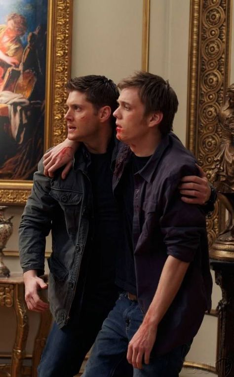 Dean and Adam Winchester | #Supernatural Season 5, Episode 18: Point of No Return Adam Winchester, Jake Abel, Point Of No Return, John Winchester, Sam And Dean Winchester, Tv Supernatural, Winchester Boys, Supernatural Dean, Supernatural Seasons