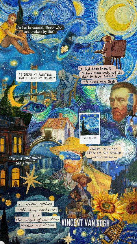 starry nights ✨ Starry Nights Aesthetics, Starry Night Mood Board, Aesthetic Stars Wallpaper, The Starry Night Wallpaper, Night Aesthetic Stars, Starry Night Inspired Art, Iphone Wallpaper Architecture, Van Gogh Journal, Starry Night Aesthetic