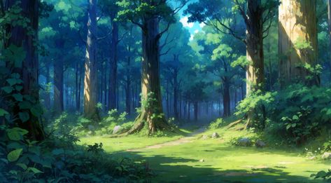 Forest Painting Background, Fantasy Background Landscape, Ron Aesthetic, Concept Art Forest, Ruins Background, Genshin Background, Anime Forest, Manga Background, Gacha Backgrounds Outside