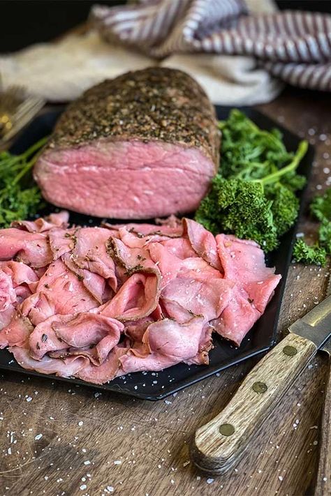 Smoked Roast Beef, Beef Arm Roast, Smoked Roast, Beef Eye Round Roast, Deli Style Roast Beef, Arm Roast, Eye Of Round Roast, Eye Of Round, Ground Beef And Cabbage