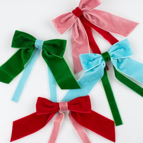 Shop The Christmas Collection Bow Garland Christmas, Dreamy Christmas, Bow Decorations, Bow Garland, Christmas Napkin Rings, Christmas Napkin, Velvet Bows, Christmas Cracker, Decor 2024