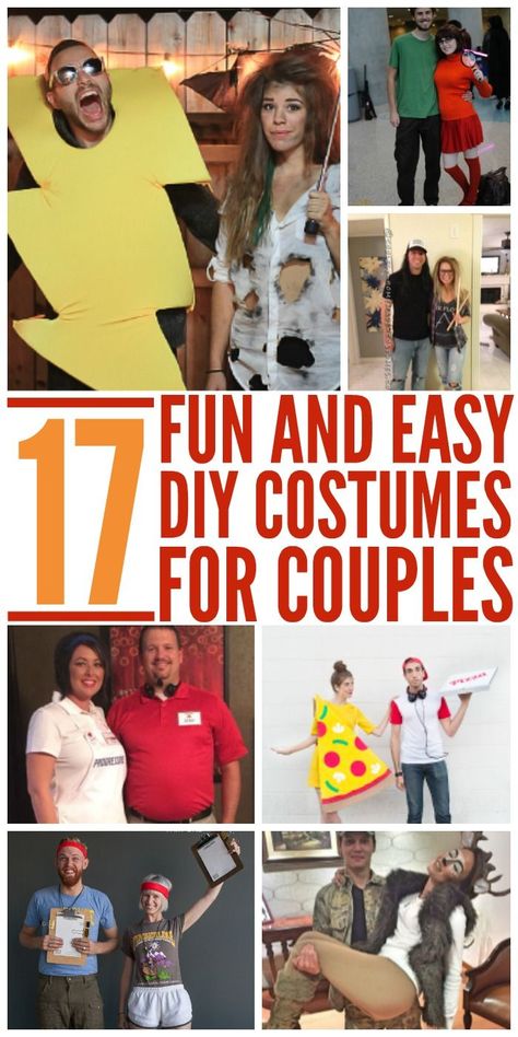 Who says Halloween is just for kids? Couples can go to their own Halloween parties and totally rock the costume competition with these awesome couples costumes. Costume Halloween Duo, Easy Diy Couples Costumes, Couples Costumes Halloween, Costumes Faciles, Easy Couple Halloween Costumes, Easy Couples Costumes, Meme Costume, Halloween Costumes Diy Couples, Funny Couple Costumes