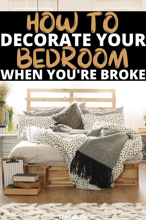 Cute cheap ways to decorate your room with a beautiful aesthetic bedroom decor inspo Bedroom Budget Ideas, Simple Low Budget Room Decor, Cheap Wall Decor Ideas Bedroom, Boho Decor Diy Cheap Bedroom, Bedroom Ideas On Budget, Simple Ways To Decorate Your Bedroom, Cheap Bedroom Decor For Small Rooms, Inexpensive Bedroom Decor, Diy Bedroom On A Budget