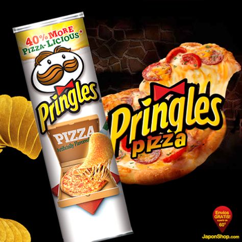 Restock! Pringles Genuine Sabor Pizza! GO! http://www.japonshop.com/producto/pringles_genuine_sabor_pizza Pringles Pizza, Pringle Flavors, Pizza Variety, Munchies Snacks, Gum Flavors, Dried Potatoes, Pizza Flavors, Potato Crisps, Sour Cream And Onion