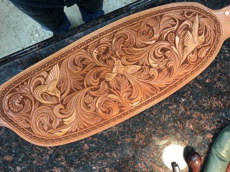 The Hummingbird Saddle Saddle Tooling, Handmade Leather Work, Custom Leather Work, Custom Saddle, Leather Working Patterns, Leather Patterns, Leather Tooling Patterns, Tooling Patterns, Leather Workshop